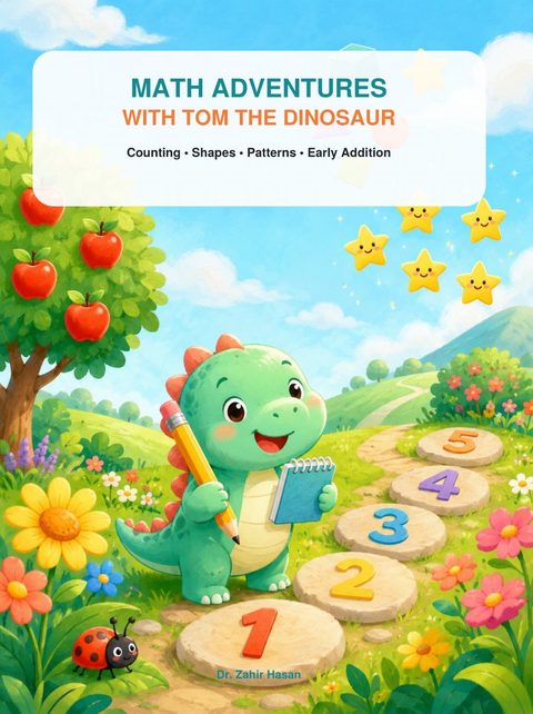 Math Adventures with Tom the Dinosaur cover